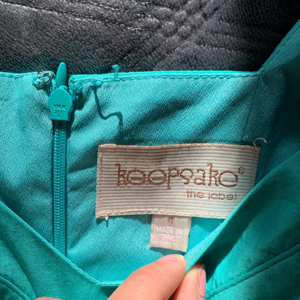 Keepsake the Label Turquoise cut-out dress 💙 - Picture 4 of 5